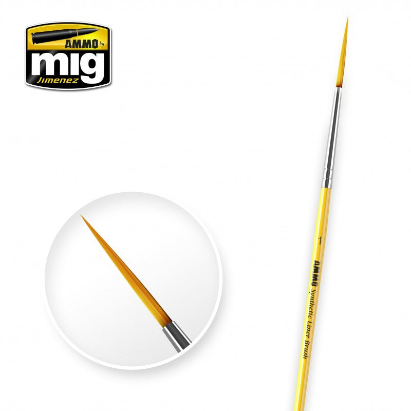 AMMO MIG-8591 1 Synthetic Liner Brush