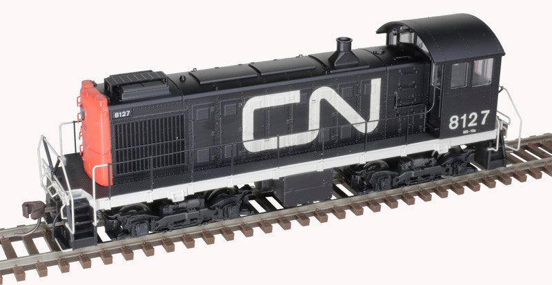 Atlas Master Silver Series HO 10003374 DCC Ready Alco S2 Locomotive Canadian National 'Large Noodle Logo' CN #8127
