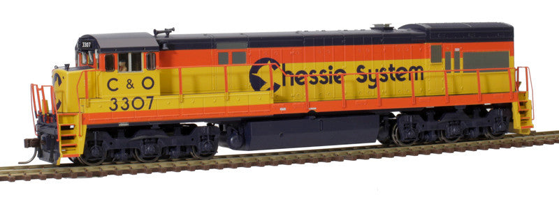 Atlas Master HO 10003571 Gold Series U30C DCC/ESU Loksound Chessie System C&O #3310