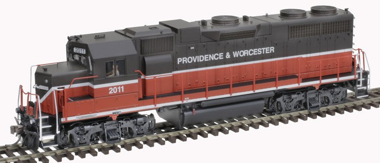 Atlas Master Gold Series HO 10004088 DCC/ESU LokSound V5 Equipped EMD GP38 Diesel Locomotive w/Ditch Lights Providence & Worcester #2011