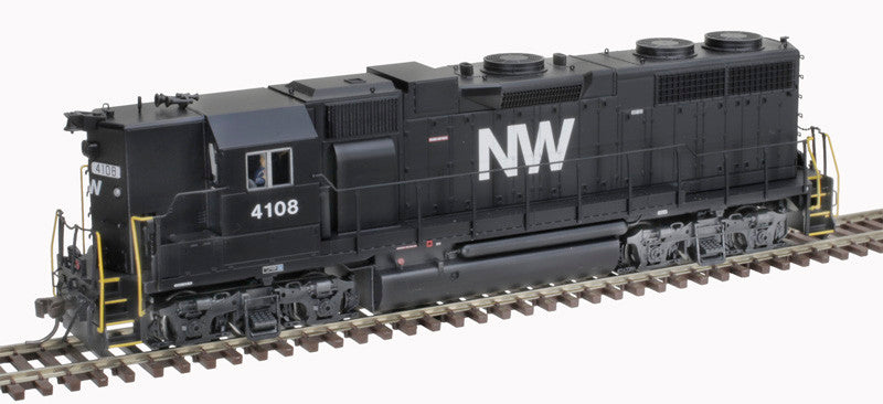 Atlas Master Silver Series HO 10004071 DCC Ready EMD GP38 Diesel Locomotive High Hood Norfolk & Western NW #4127