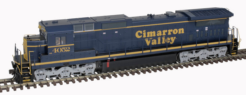 Atlas Master Gold Series HO 10004195 DCC/ESU LokSound V5 Equipped GE DASH 8-40C Locomotive w/Front Ditch Lights Cimarron Valley #4052
