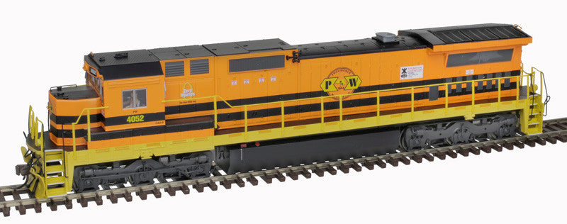 Atlas Master Gold Series HO 10004201 DCC/ESU LokSound V5 Equipped GE DASH 8-40C Locomotive w/Front & Rear Ditch Lights Providence & Worcester PW #4052