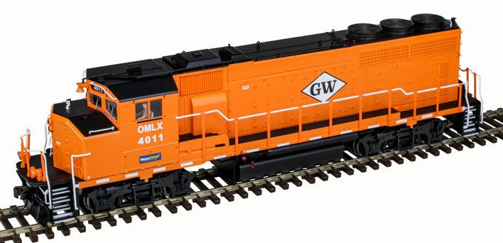 Atlas Master Gold Series HO 10004412 DCC/ESU LokSound Select Equipped GMD GP40-2W Locomotive Great Western 'Omnitrax' OMLX #4011
