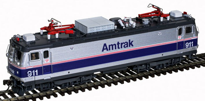 Atlas Master Gold Series HO 10004645 DCC/ESU LokSound V5 Equipped AEM-7 Electric Locomotive Amtrak Phase IV Scheme AMTK #910