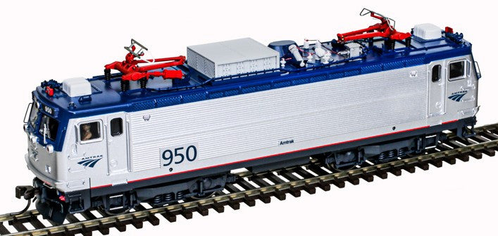 Atlas Master Silver Series HO 10004638 DCC Ready AEM-7 Electric Locomotive Amtrak Phase V w/Travelmark Logo AMTK #950