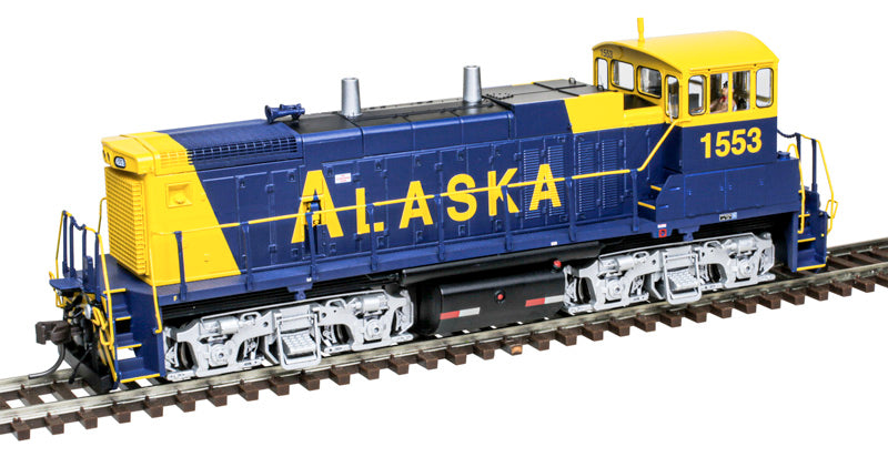 Atlas Master Silver Series HO 10004842 DCC Ready EMD MP15DC Locomotive with ditch lights Alaska ARR #1553
