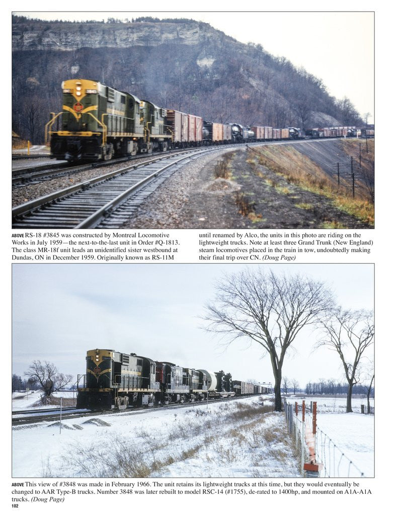 Morning Sun Books 1717 Canadian National Power In Color Volume 2: First Generation MLW and CLC Roadswitchers