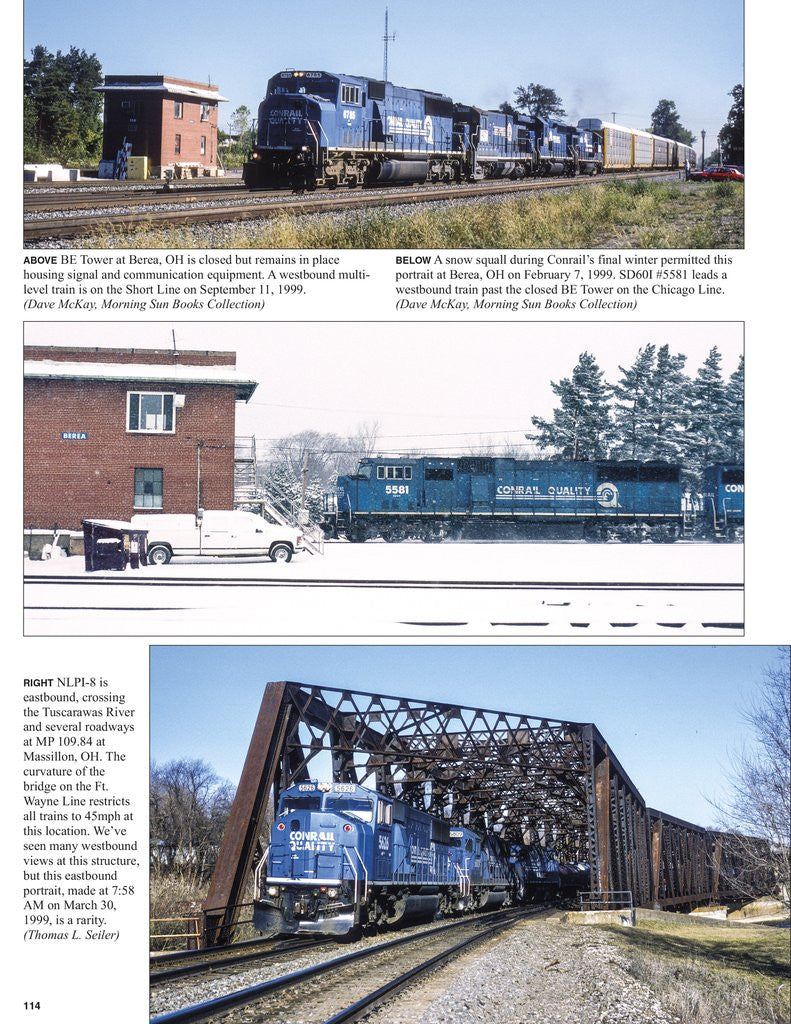 Morning Sun Books 1726 Penn Central in the Conrail Era Volume 5: 1995-1999