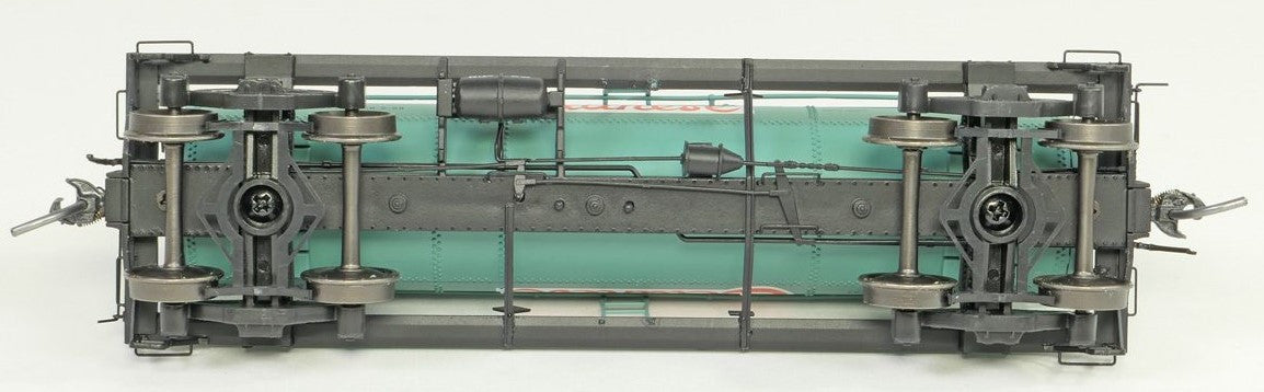Tangent Scale Models HO 11510-05 General American 1928-Design 6000 Gallon 3-Compartment Tank Car GATX 'Celanese' Green 1959+ GATX #1405