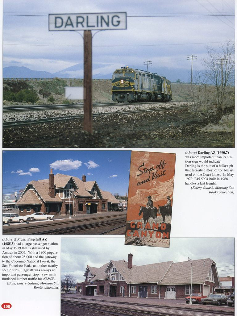 Morning Sun Books 1221 Santa Fe Facilities In Color Volume 1: Transcontinental Route - Chicago to Los Angeles