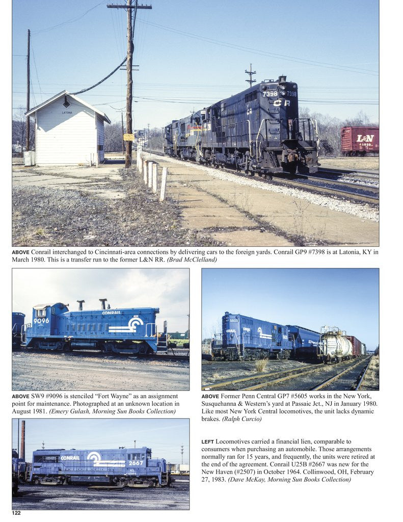 Morning Sun Books 1700 Penn Central in the Conrail Era Volume 2: 1980-1984