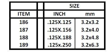 Evergreen Scale Models 187 - .125" X .156" Strip Styrene - 6 Pieces