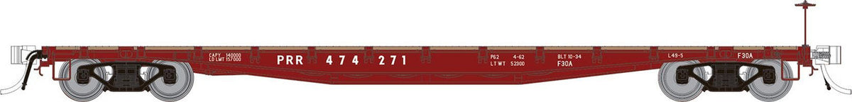 Rapido Trains Inc HO 138013A F30A 50' Flat Car Pennsylvania RR '1960s Era' PRR - Single Car #2