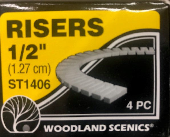 Woodland Scenics ST14406B Risers Bulk Pack - 1/2 inch
