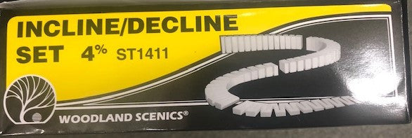 Woodland Scenics ST1411 4% Incline/Decline Set