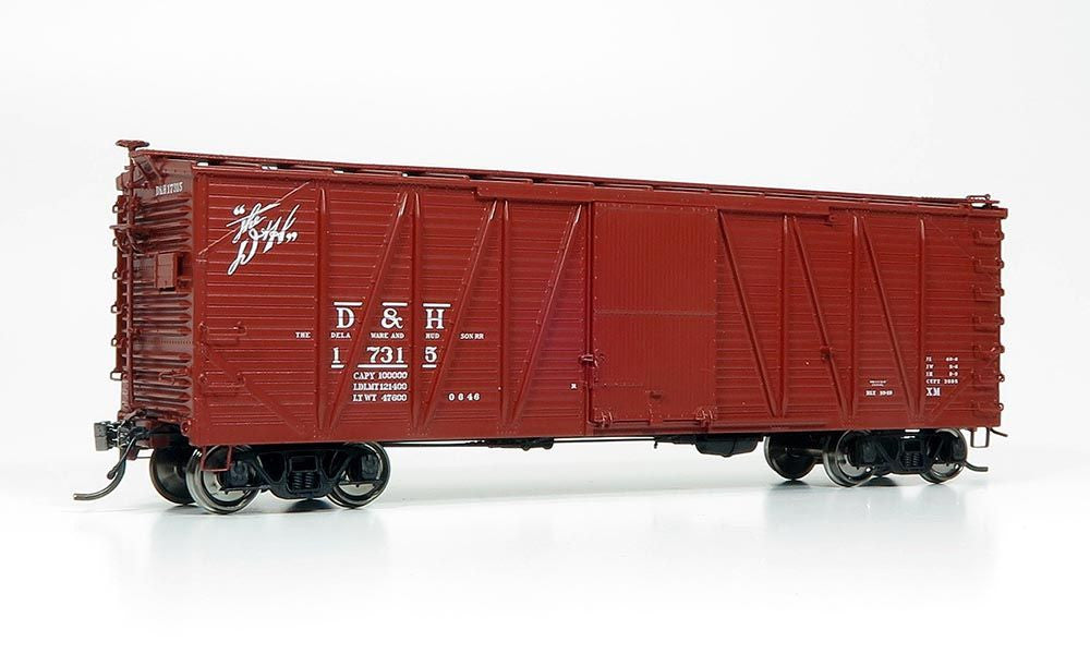 Rapido Trains Inc HO 142007-17444 USRA Single-Sheathed Boxcar Delaware & Hudson 'Script Logo' D&H #17444