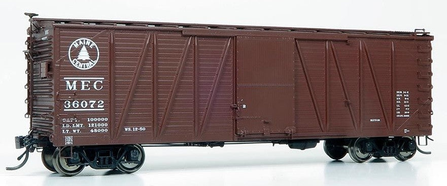 Rapido Trains Inc HO 142008-36273 USRA Single-Sheathed Boxcar Maine Central 'Pine Logo' MEC #36273