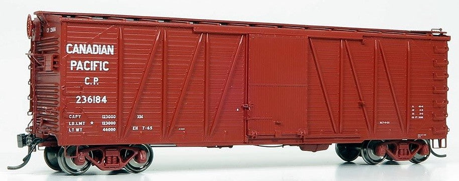 Rapido Trains Inc HO 142103-235741 USRA Single-Sheathed 'Clone' Boxcar Canadian Pacific 'Late Post-1960 Lettering' CP #235741