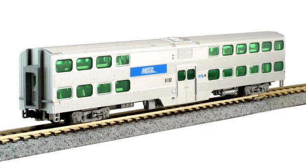 Kato N 106-8703 Chicago METRA Bi-Level Commuter Passenger 3 Car