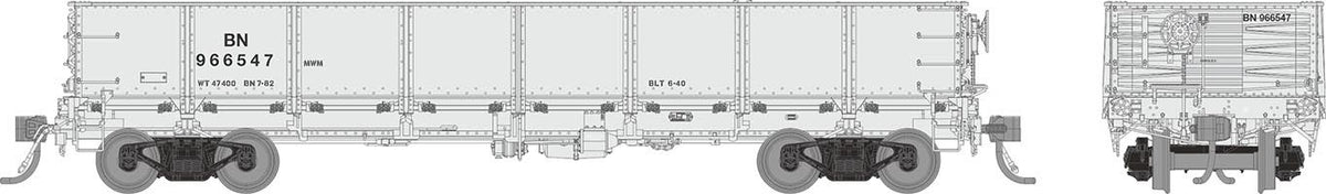 Rapido Trains Inc HO 163011 40' Drop Bottom Gondola BN "MOW Service" 3-Pack #1