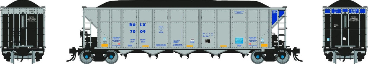 Rapido Trains Inc HO 169064 AutoFlood III Coal Hopper Railroad Of Lies ROLX #7009