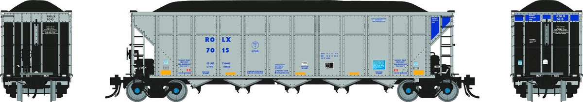 Rapido Trains Inc HO 169065 AutoFlood III Coal Hopper Railroad Of Lies ROLX #7015