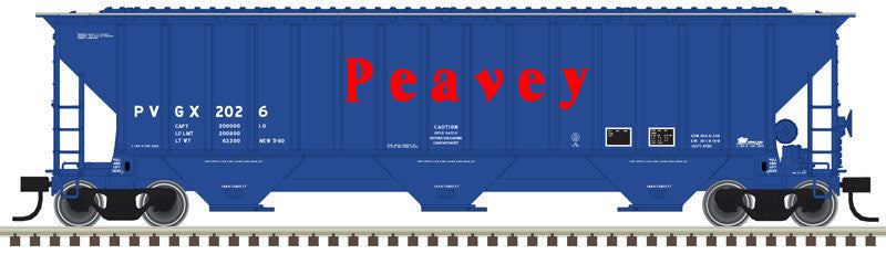 Atlas Trainman HO 20006658 Thrall 4750 Covered Hopper Peavey PVGX #2090