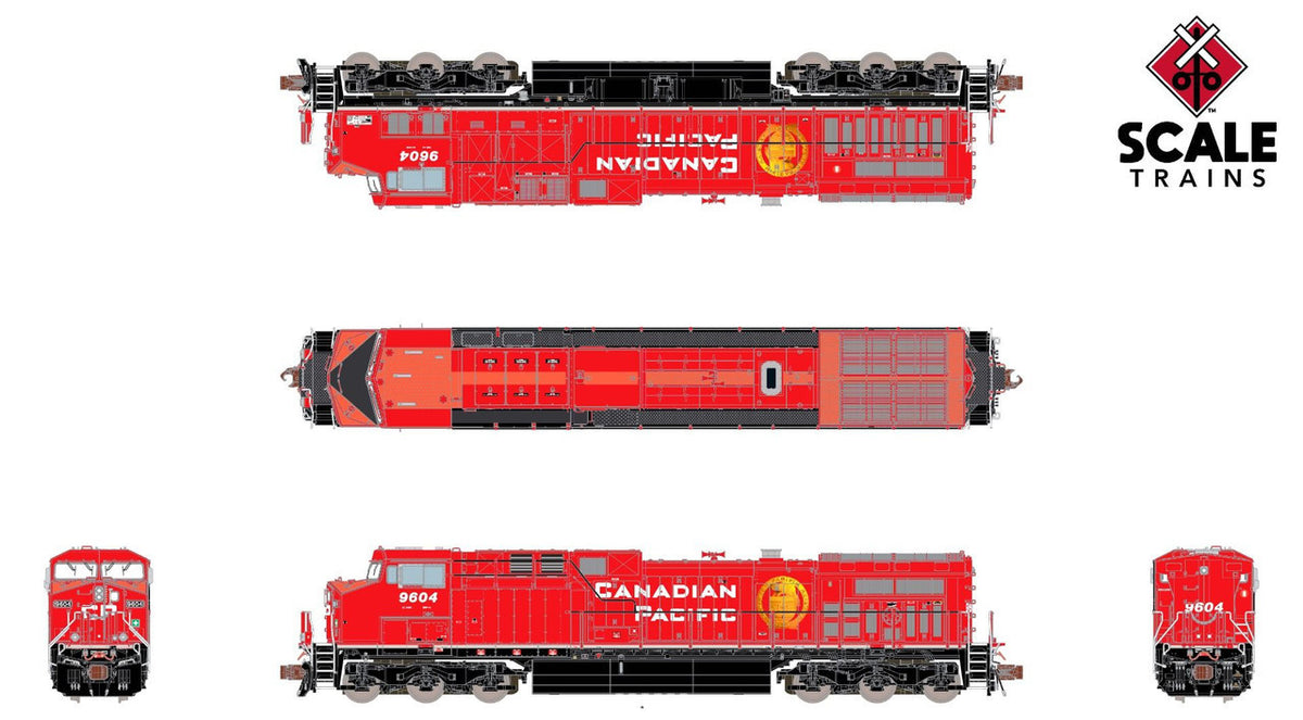 ScaleTrains Rivet Counter N SXT39093 DCC/ESU LokSound V5 Equipped GE AC4400CW Locomotive Canadian Pacific 'Beaver' Scheme CP #9637