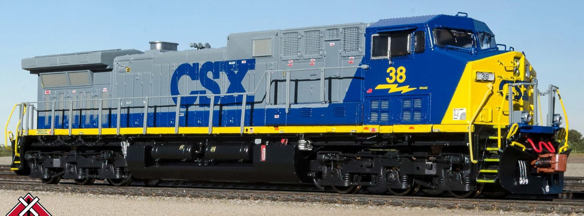 ScaleTrains Rivet Counter N SXT39109 DCC/ESU LokSound V5 Equipped GE AC4400CW Locomotive CSX 'YN2' Scheme CSX #96