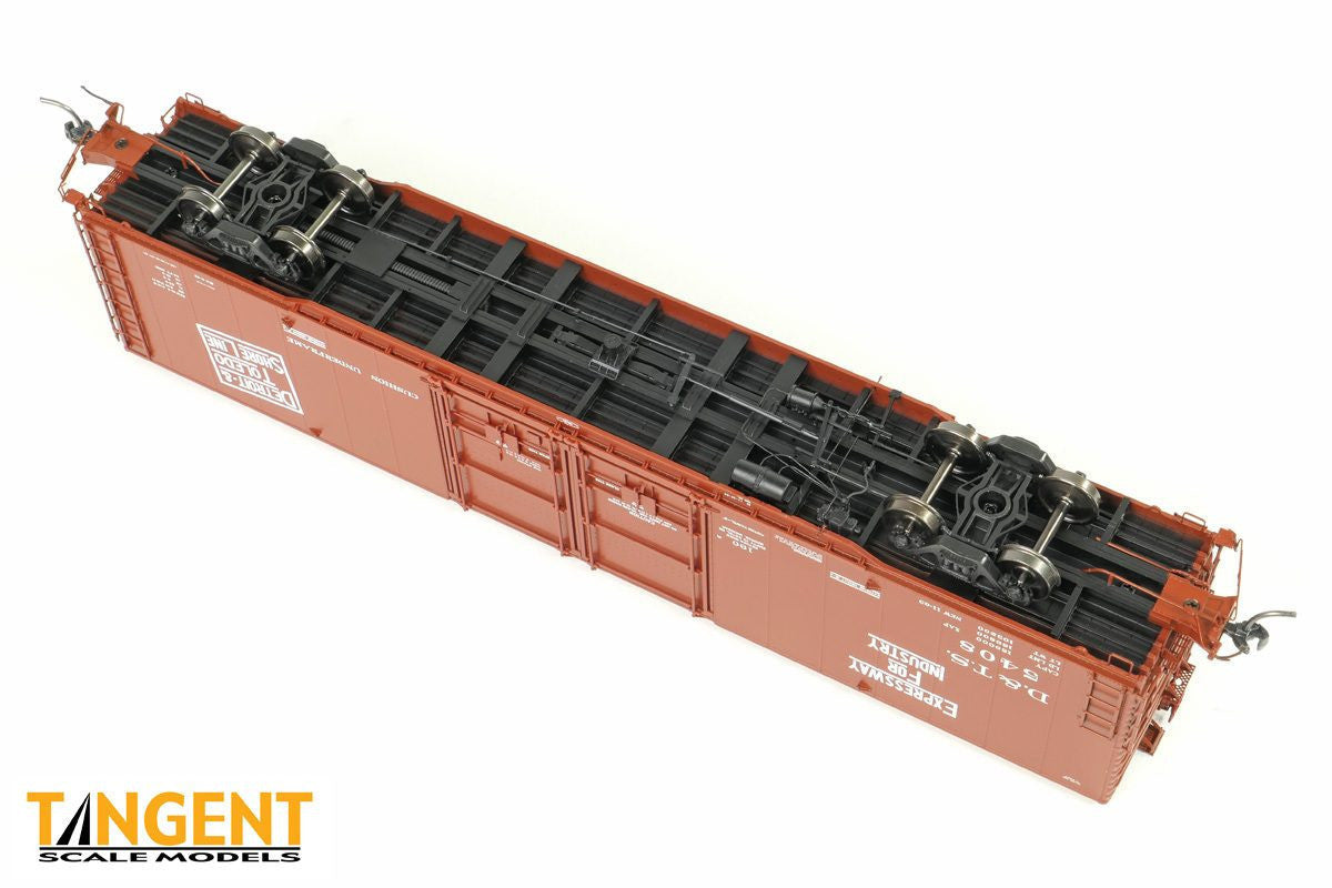 Tangent Scale Models HO 33016-05 Greenville 6,000CuFt 60' Double Door Box Car Detroit and Toledo Shore Line 'Delivery Red 11-1963' DTS #5408
