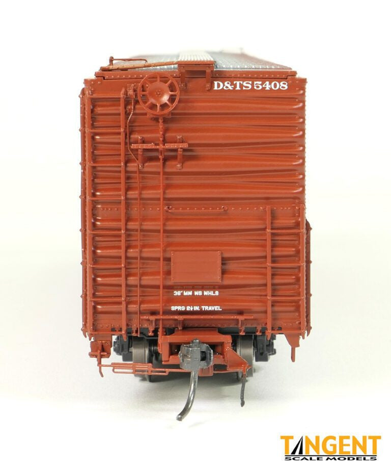 Tangent Scale Models HO 33016-05 Greenville 6,000CuFt 60' Double Door Box Car Detroit and Toledo Shore Line 'Delivery Red 11-1963' DTS #5408