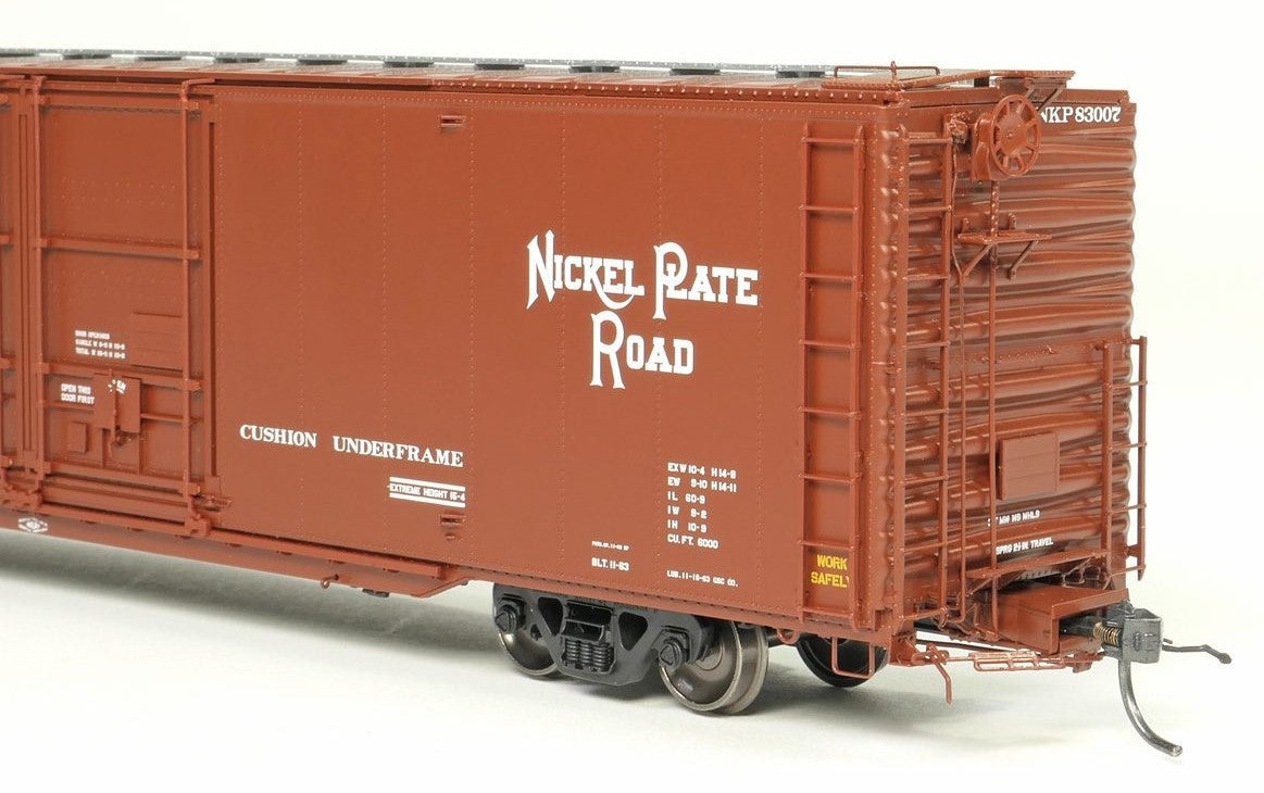 Tangent Scale Models HO 33019-04 Greenville 6,000CuFt 60' Double Door Box Car Nickel Plate Road 'Delivery Brown 11-1963' NKP #83009