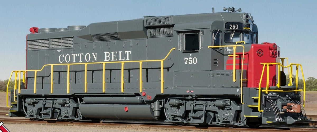 ScaleTrains Rivet Counter HO SXT39261 DCC/ESU Loksound 5 Equipped EMD GP30 Locomotive Cotton Belt 'Bloody Nose - As Delivered' #759