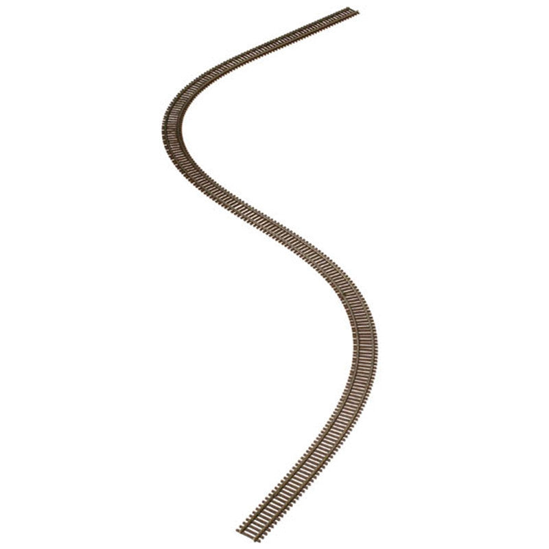 Atlas N 2000-5 Code 55 Flex Track with Nickel-Silver Rail & Brown Ties - Length 30" - 5-Pieces