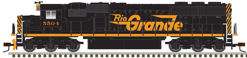 Atlas Master Gold Series N 40005218 DCC/ESU LokSound V5 Equipped EMD SD50 Locomotive no Ditchlights Denver & Rio Grande Western DRGW #5508