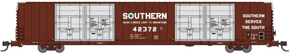 Bluford Shops N 87315 Pullman-Standard 86' Quad Door Auto Parts Boxcar Southern Railway #42365