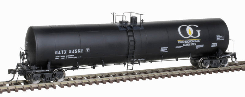 Atlas Master HO 20006888 Trinity 25,500-Gallon Tank Car Owensboro Grain GATX #54553
