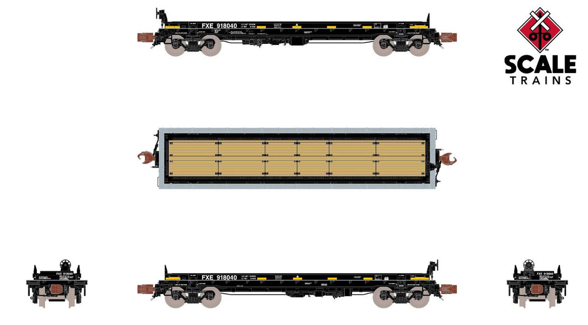 ScaleTrains Rivet Counter N SXT39273 Thrall-Trinity 42' Single Hood Coil Car Ferromex FXE #918052