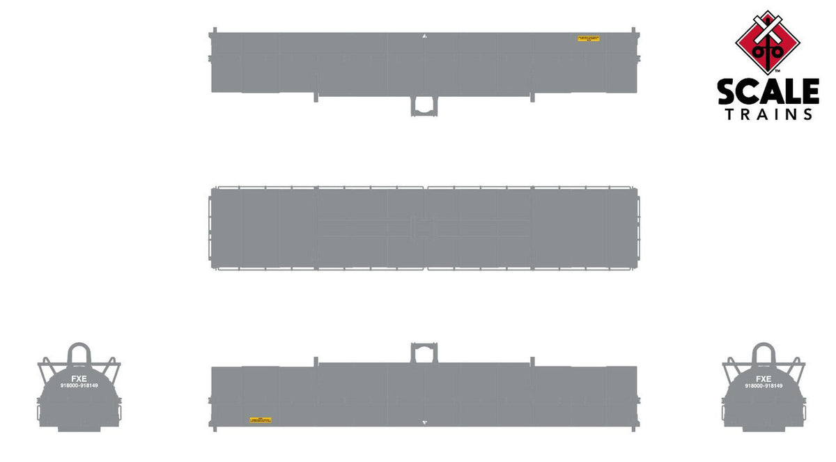 ScaleTrains Rivet Counter N SXT39273 Thrall-Trinity 42' Single Hood Coil Car Ferromex FXE #918052
