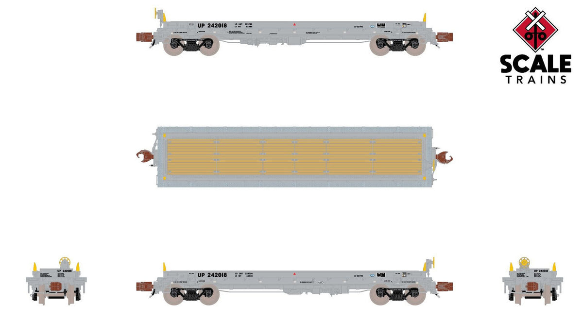 ScaleTrains Rivet Counter N SXT39285 Thrall-Trinity 42' Single Hood Coil Car Union Pacific UP #242049