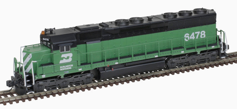 Atlas Master Silver Series N 40005564 DCC Ready EMD SD45 Low Short Hood Locomotive Burlington Northern BN #6536