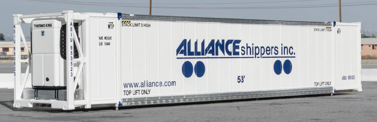 ScaleTrains Operator N SXT11764 CIMC 53' Reefer Container Alliance Shippers ASIU #953531