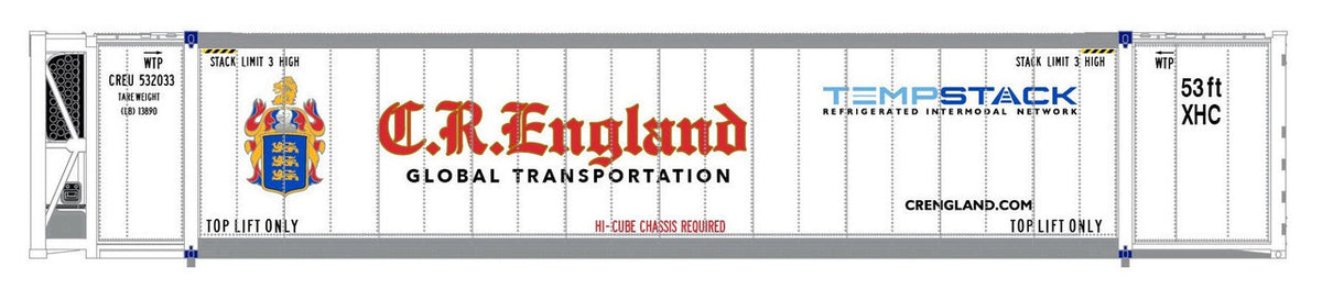 ScaleTrains Operator N SXT11765 CIMC 53' Reefer Container CR England CREU #532033