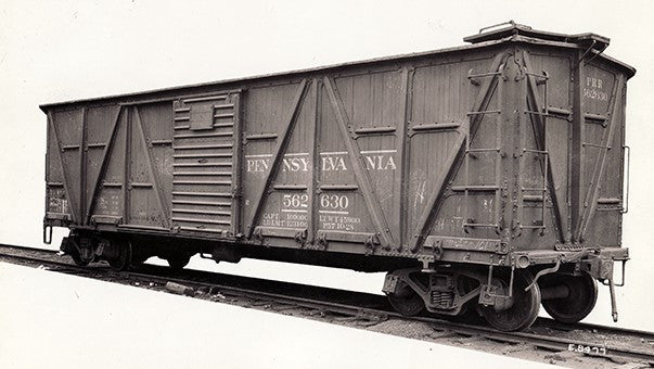Rapido Trains Inc HO 177003 PRR X23 Wood Boxcar Pennsylvania RR - Lines Scheme - 6-Pack