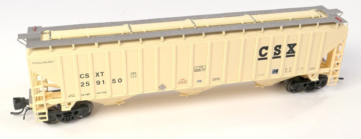 Tangent Scale Models N 81010-16 Trinity Industries Inc 4750CuFt Covered Hopper CSX 'Delivery 10-1988' CSXT #259276