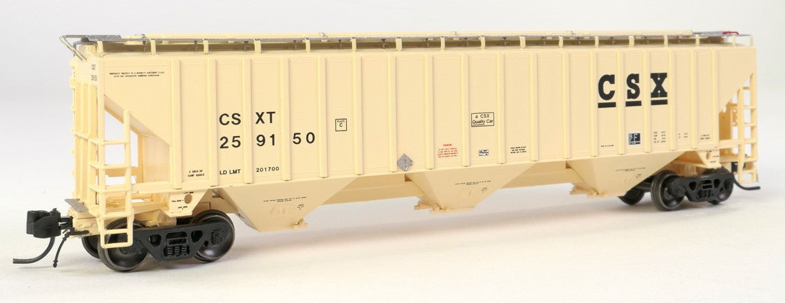 Tangent Scale Models N 81010-18 Trinity Industries Inc 4750CuFt Covered Hopper CSX 'Delivery 10-1988' CSXT #259300