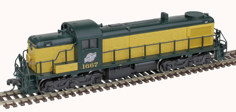 Atlas Classic Gold Series N 40005517 DCC/ESU LokSound V5 Equipped Alco RSD4/5 Locomotive Chicago & North Western CNW #1667