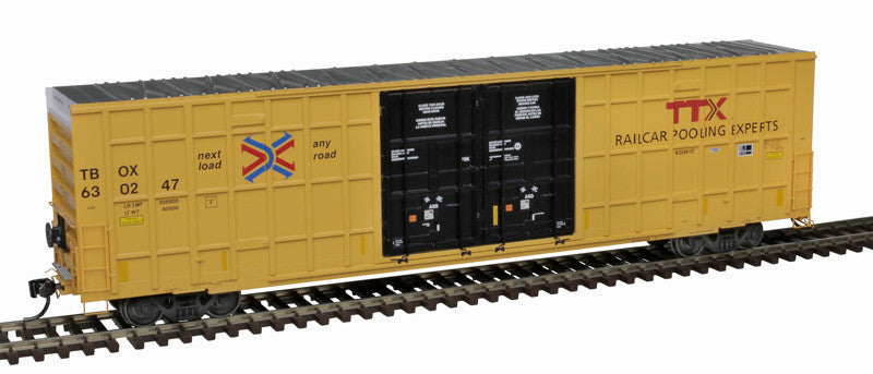 Atlas Master HO 20007275 Gunderson 7550 Double Plug-Door Boxcar TTX 'High Reporting Marks' TBOX #630247