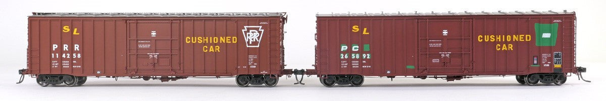 Tangent Scale Models HO 14026-03 PRR Shops X58 Plug Door Boxcar Pennsylvania Railroad 'Delivery 12-1965 X58B SL' PRR #114260